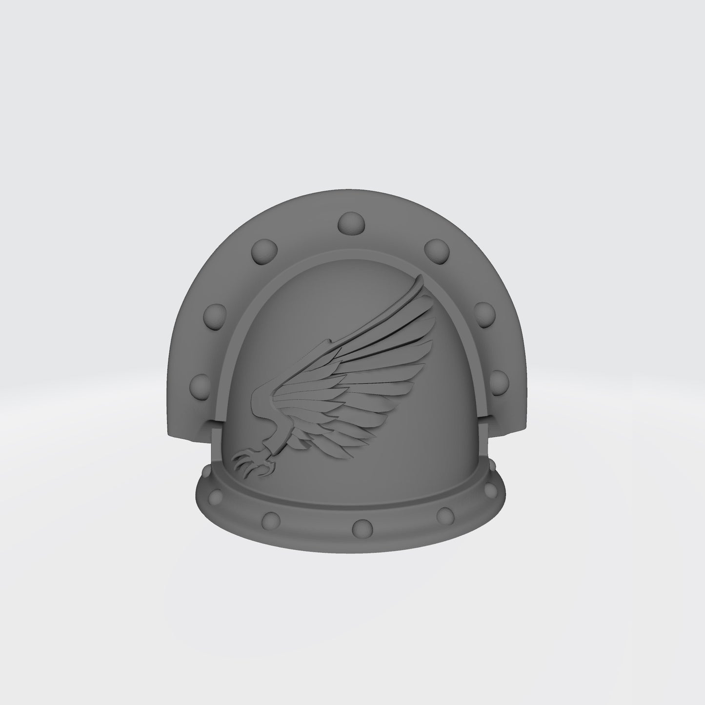 Emperor’s Children Legion MKIII Shoulder Pad with Double Rivets Compatible with JoyToy Space Marine Action Figures by 18th Scale Armory