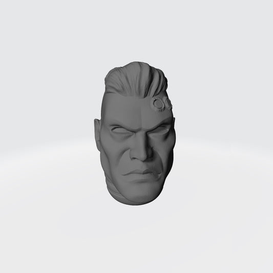 Space Marine Initiate with Service Studs Head Swaps for JoyToy Space Marine Action Figure Custom 1:18th Scale Parts