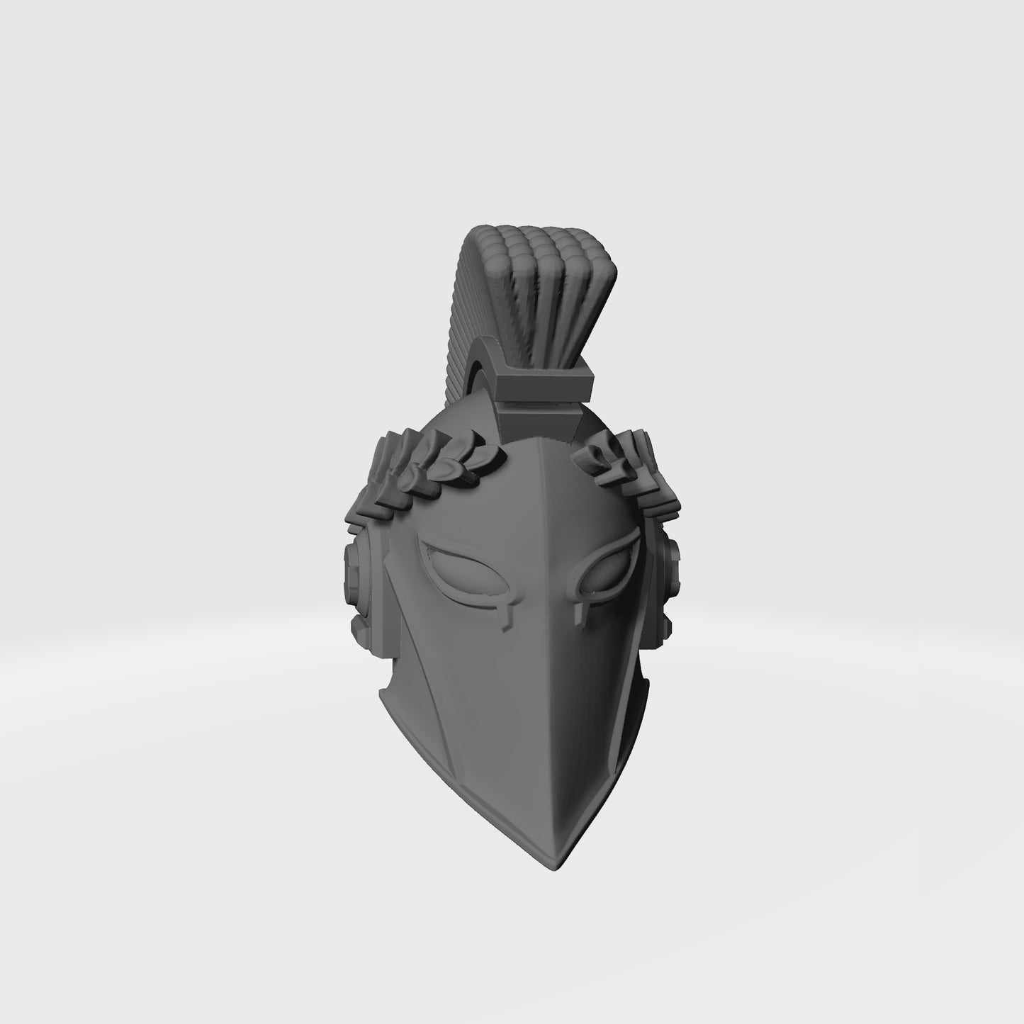 Custom Minotaurs Chapter Helmet with Laurel and Crest compatible with JoyToy Space Marine Action Figures by 18th Scale Armory