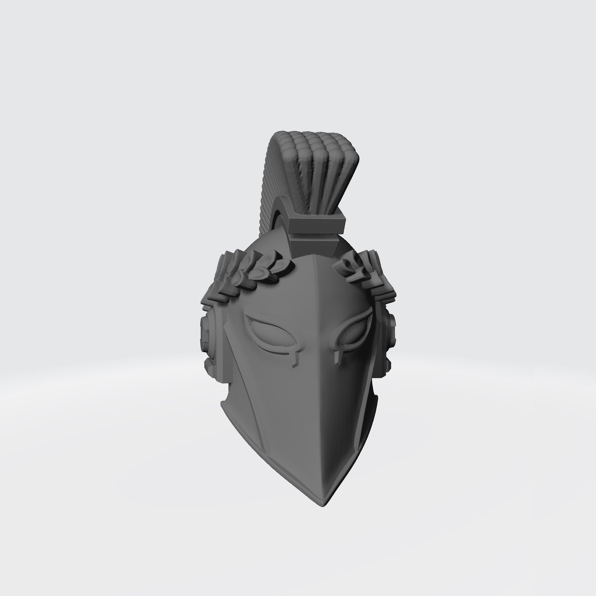 Custom Minotaurs Chapter Helmet with Laurel and Crest compatible with JoyToy Space Marine Action Figures by 18th Scale Armory