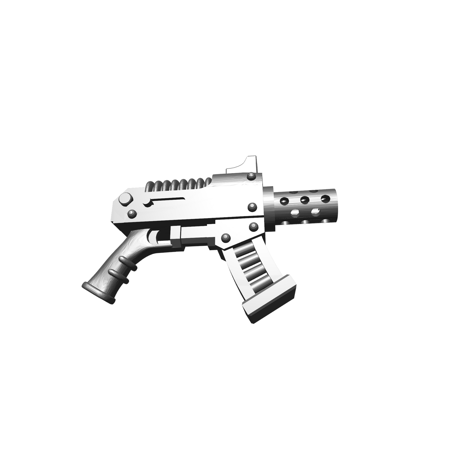 Boltgun Crusader Pattern Ver. 2 for JoyToy Loyalist Marine Action Figures Custom 1:18th Scale Parts