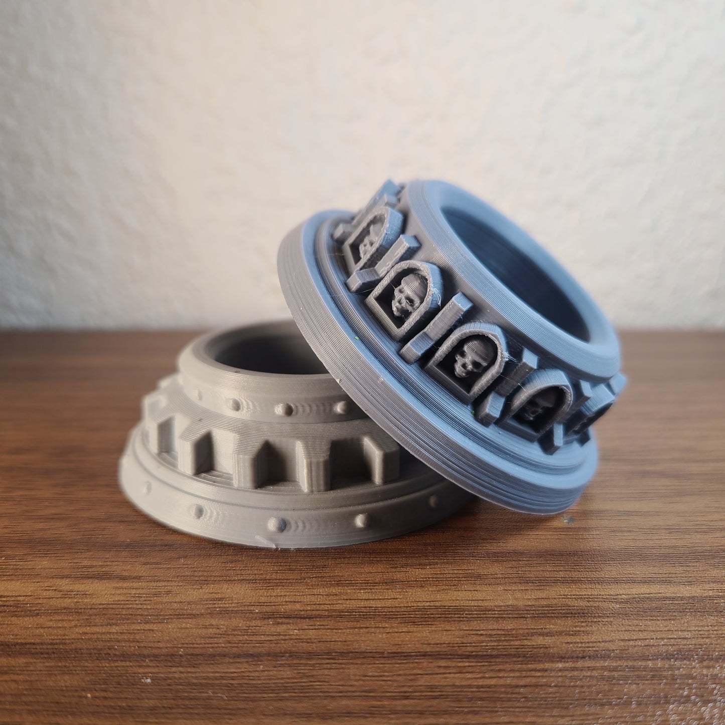 Mechanical Gear and Inquisition Skulls Citadel Paint Pot Holder