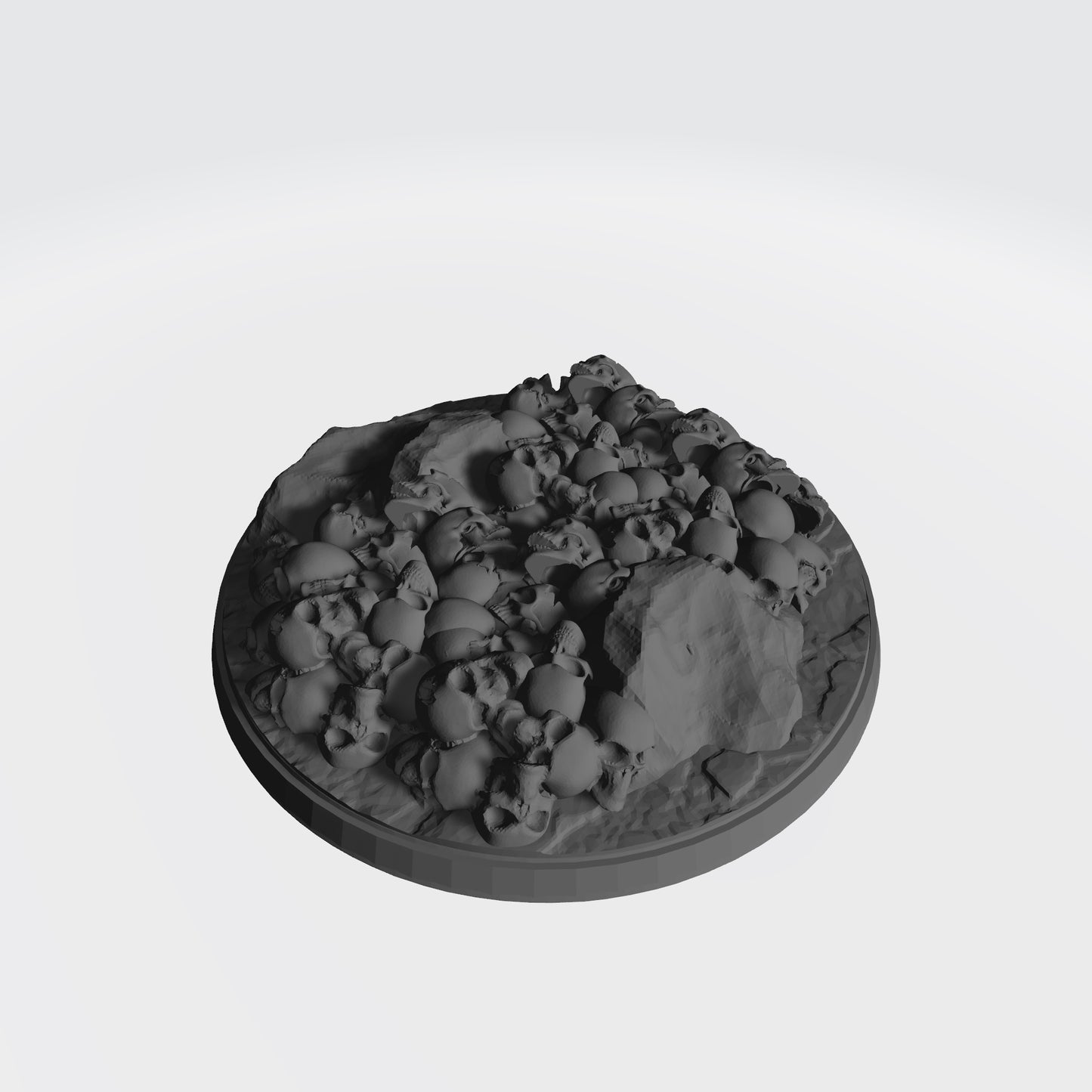 Desert Base with Skulls and Rocks compatible with JoyToy Warhammer 40K Action Figures