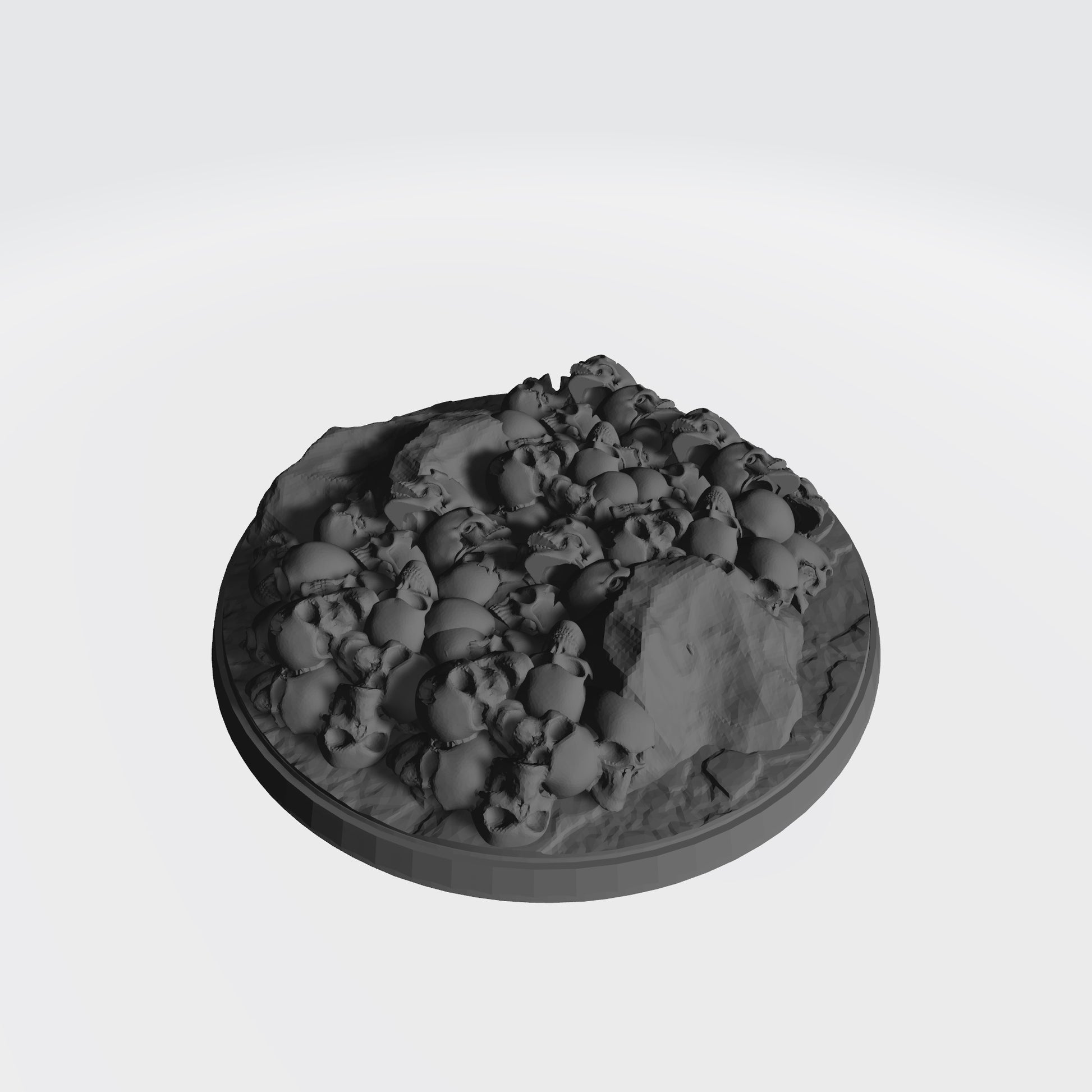 Desert Base with Skulls and Rocks compatible with JoyToy Warhammer 40K Action Figures