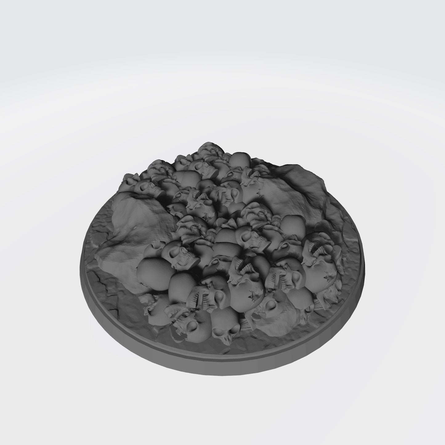Desert Base with Skulls and Rocks compatible with JoyToy Warhammer 40K Action Figures