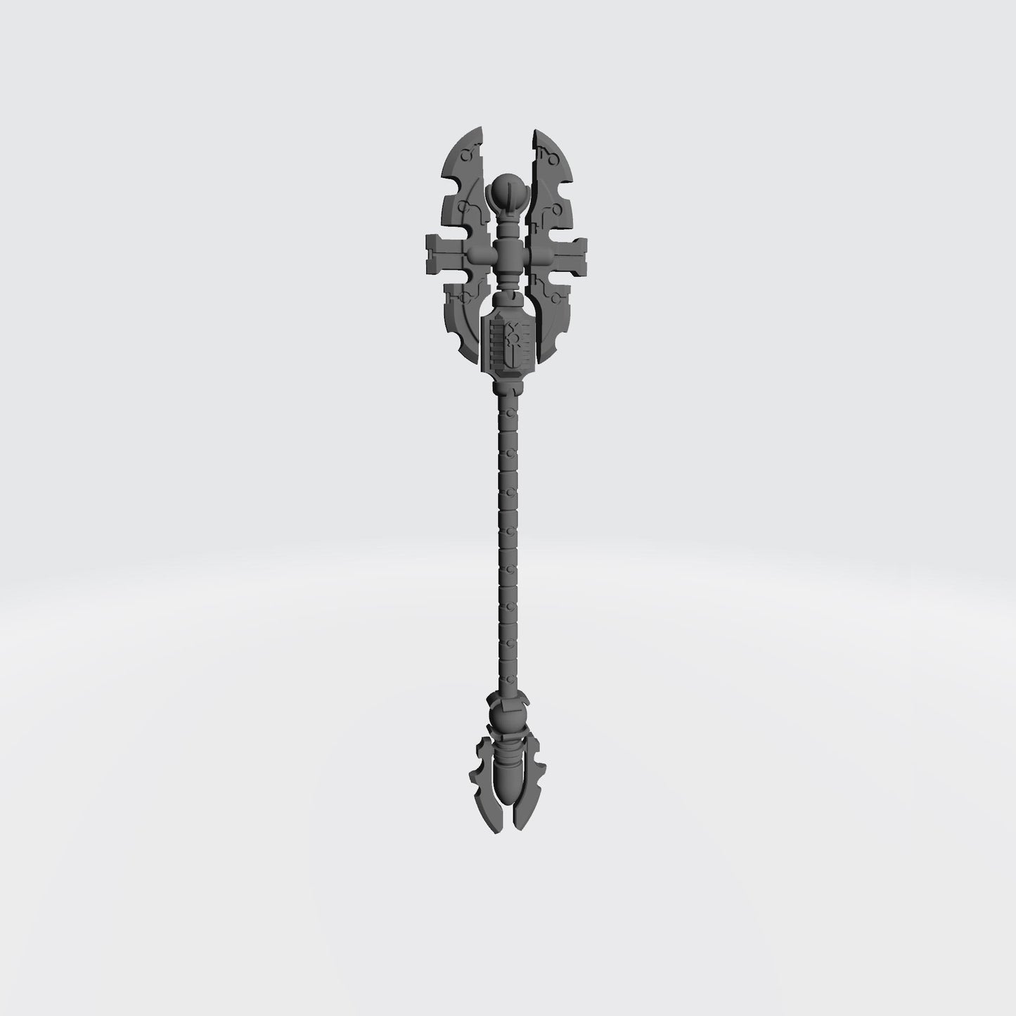 Ancient Energy War Staff V2 custom resin weapon compatible with JoyToy 1:18 scale skeletal android action figures