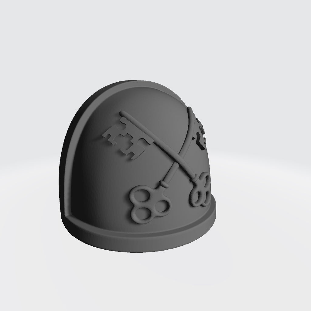 Custom Angels of Iron Chapter MKIV Pauldron for JoyToy Action Figures