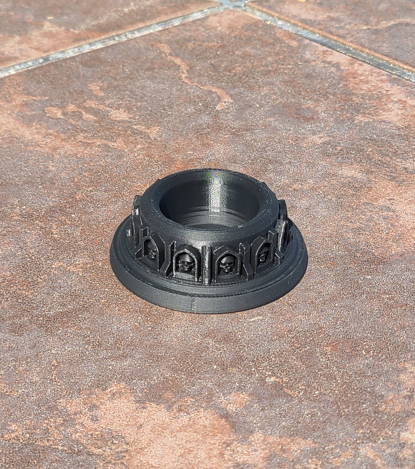 Mechanical Gear and Inquisition Skulls Citadel Paint Pot Holder