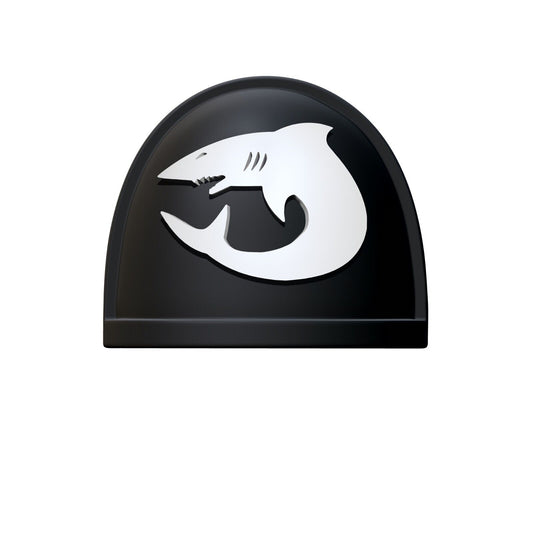 Carcharodons MKIV Shoulder Pad for JoyToy Warhammer 40K Space Marines Black