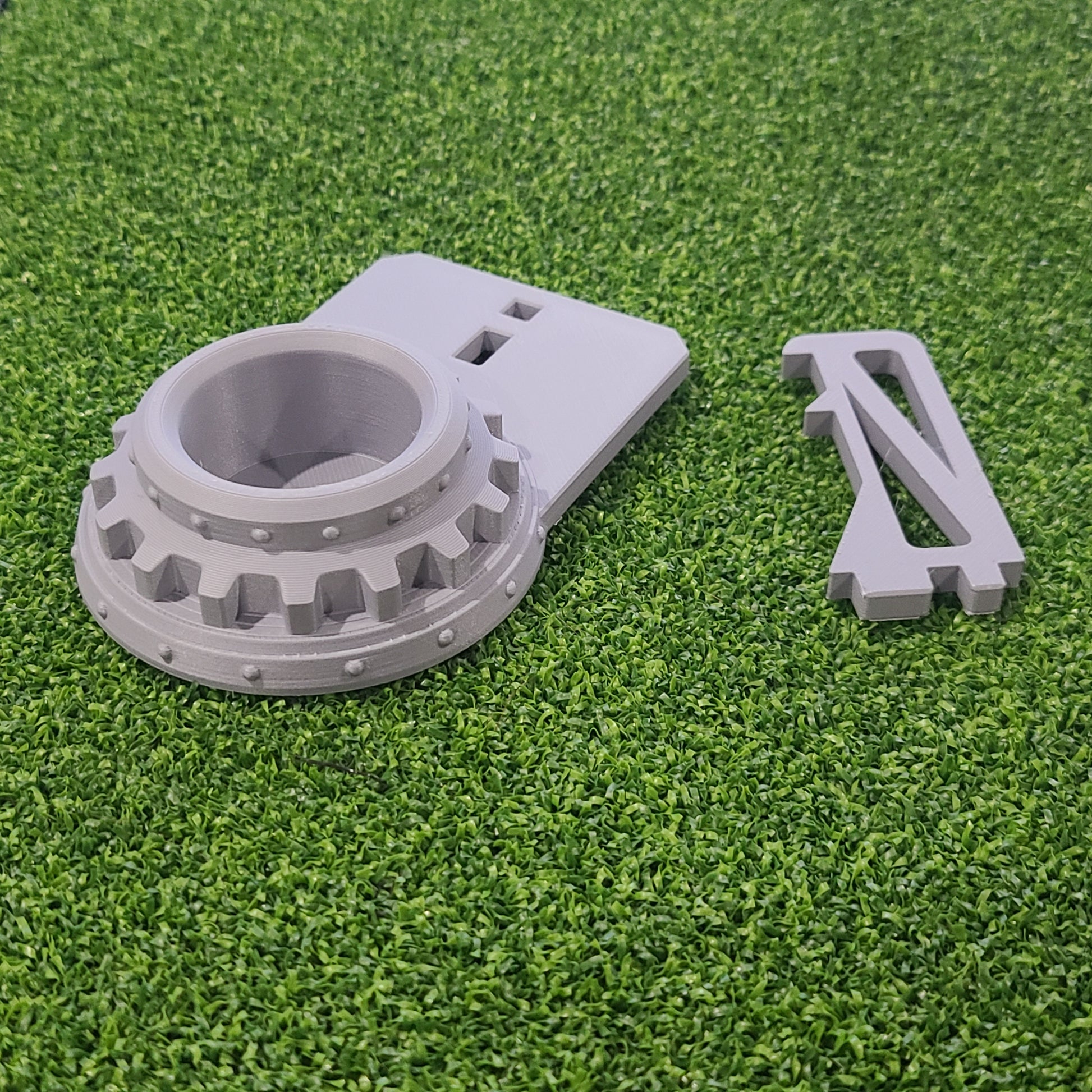 Custom Mechanical Gear Paint Pot Holder with Lid Holder for Citadel Paints