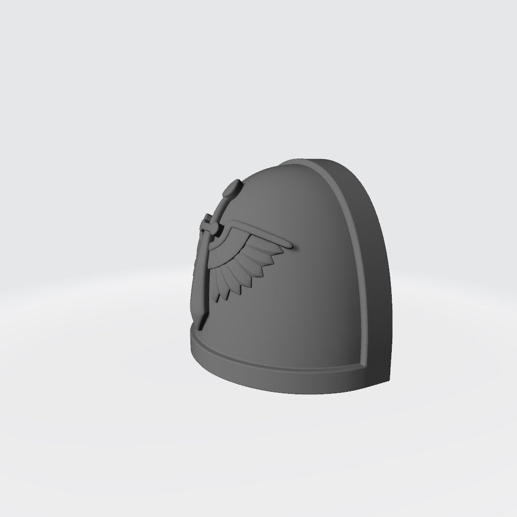 Dark Angels Bladeguard Veteran JoyToy Shoulder Pad Custom