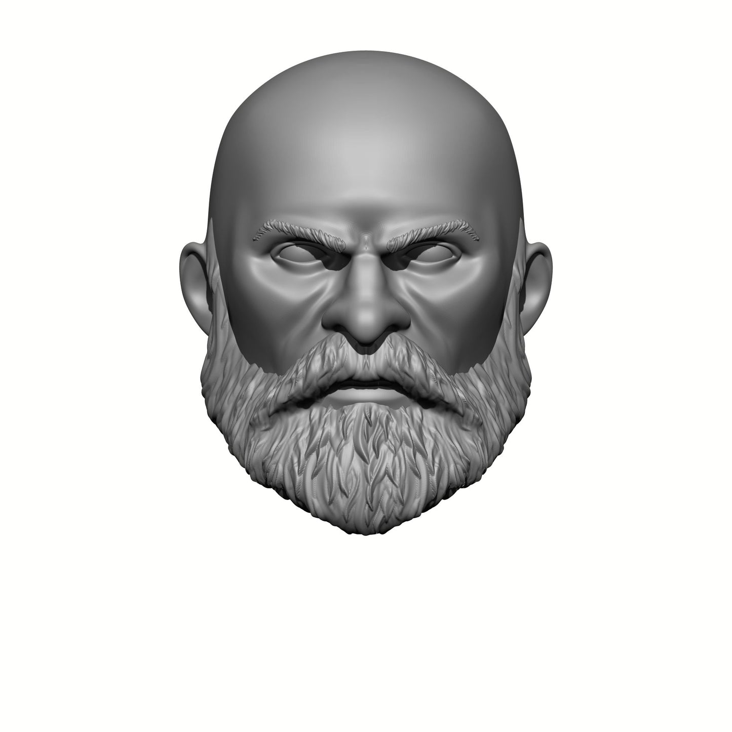 Veteran with Beard and Bald Head Compatible with G.I.Joe Classified Series 6-Inch Scale Action Figures by 18th Scale Armory