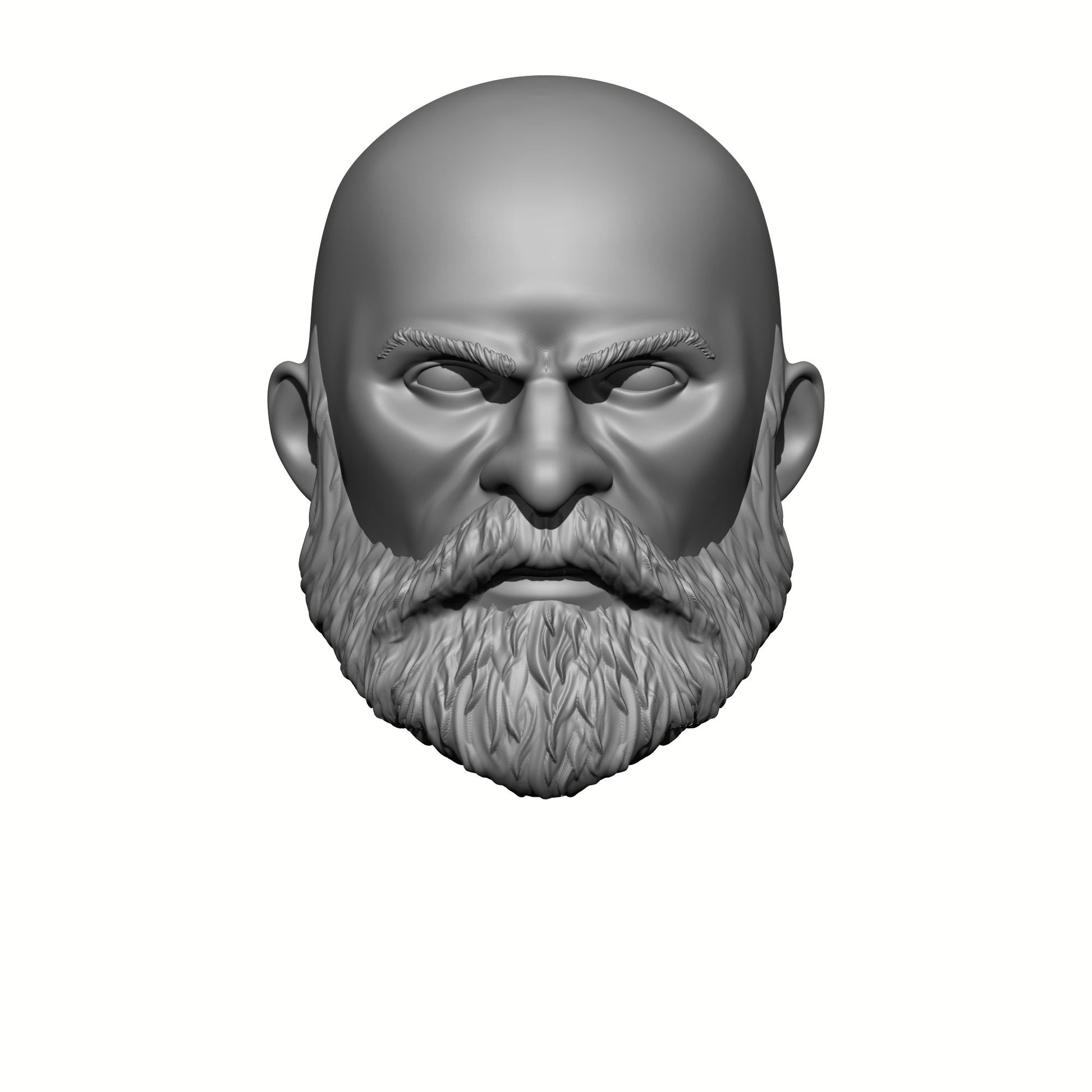 Veteran with Beard and Bald Head Compatible with G.I.Joe Classified Series 6-Inch Scale Action Figures by 18th Scale Armory