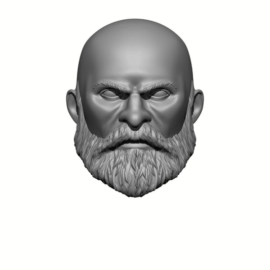 Veteran with Beard and Bald Head Compatible with G.I.Joe Classified Series 6-Inch Scale Action Figures by 18th Scale Armory