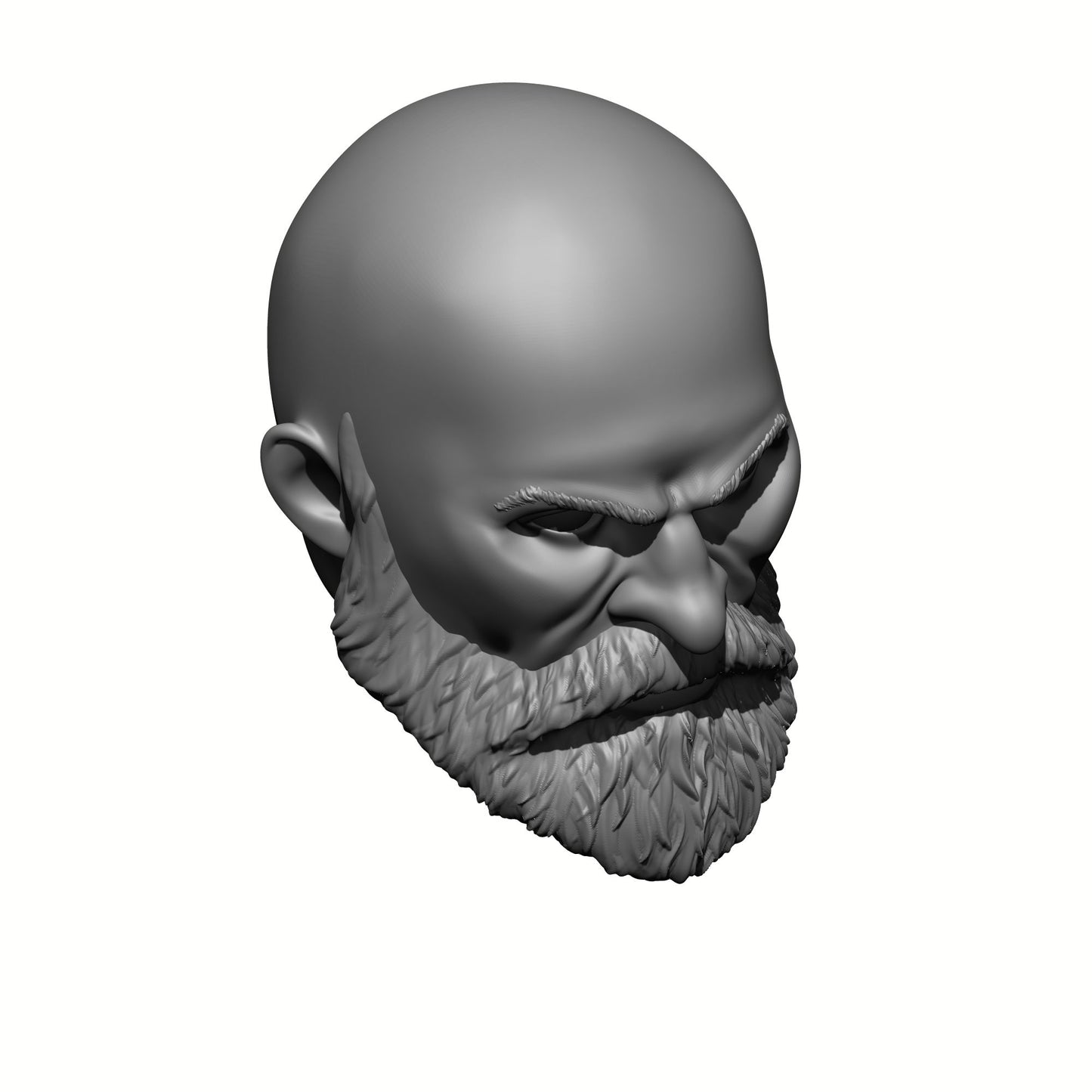 Top of the G.I. Joe Classified Series Veteran with Beard and Bald Head 6-Inch Scale Action Figures Head Swap by 18th Scale Armory