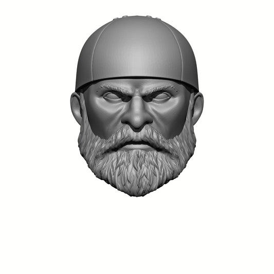 Action Force Valaverse Series 2 Trigger Premium Toy eteran with Beard and Plain Hat Backwards: G.I. Joe Classified Series Head Swaps 1:12 Scale 6" Action Figure Custom Parts