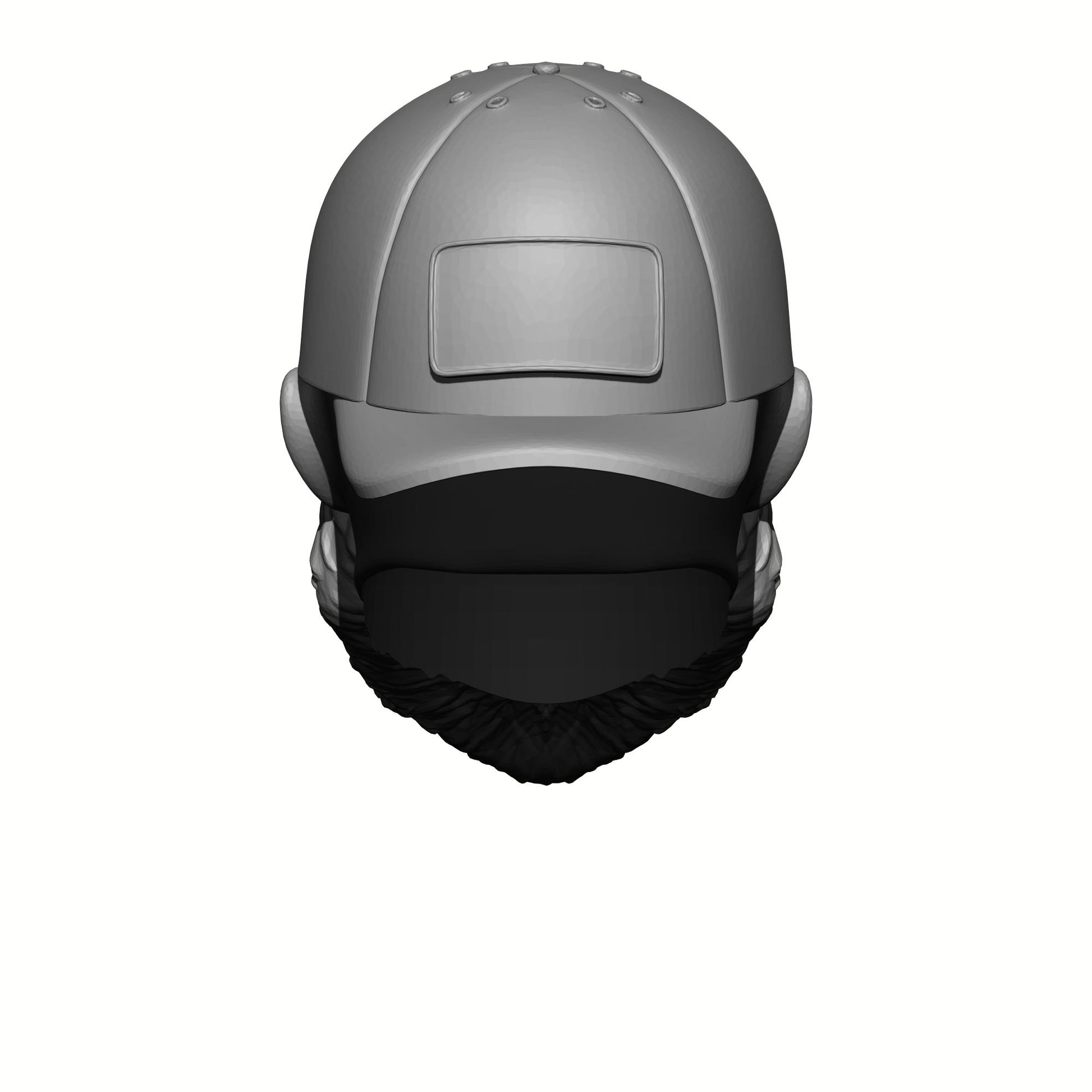 Back of the Action Force Valaverse Series 2 Trigger Premium Toy eteran with Beard and Plain Hat Backward Head Swaps 1:12 Scale 6" Action Figure Custom Parts