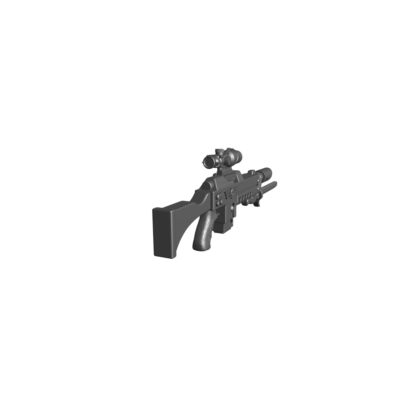 Mobile Infantry Guard Lasrifle with Optic and Bayonet for for JoyToy Action Figures Custom 1:18th Scale Parts