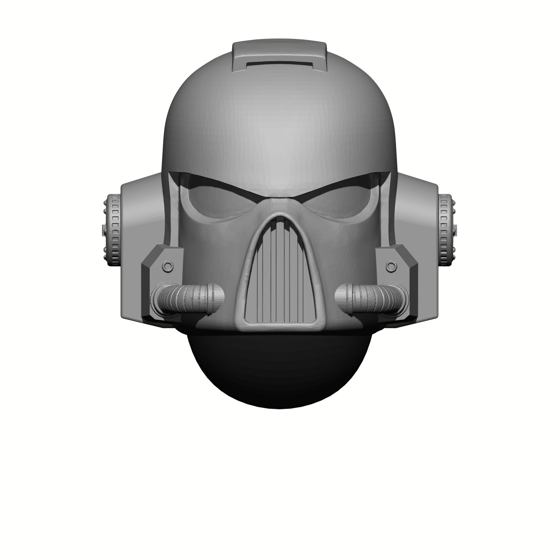 Custom Space Marine Astartes MK VII Helmets for Grimdark Battle Brother Miniatures