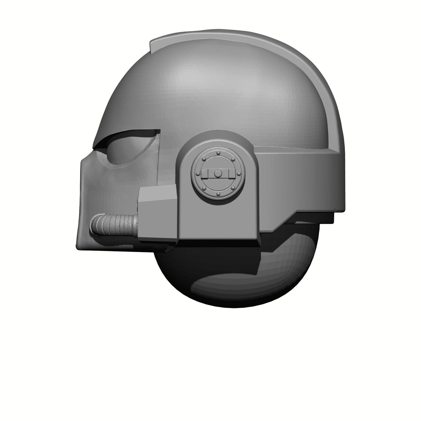 Custom Space Marine Astartes MK VII Helmets for Grimdark Battle Brother Miniatures