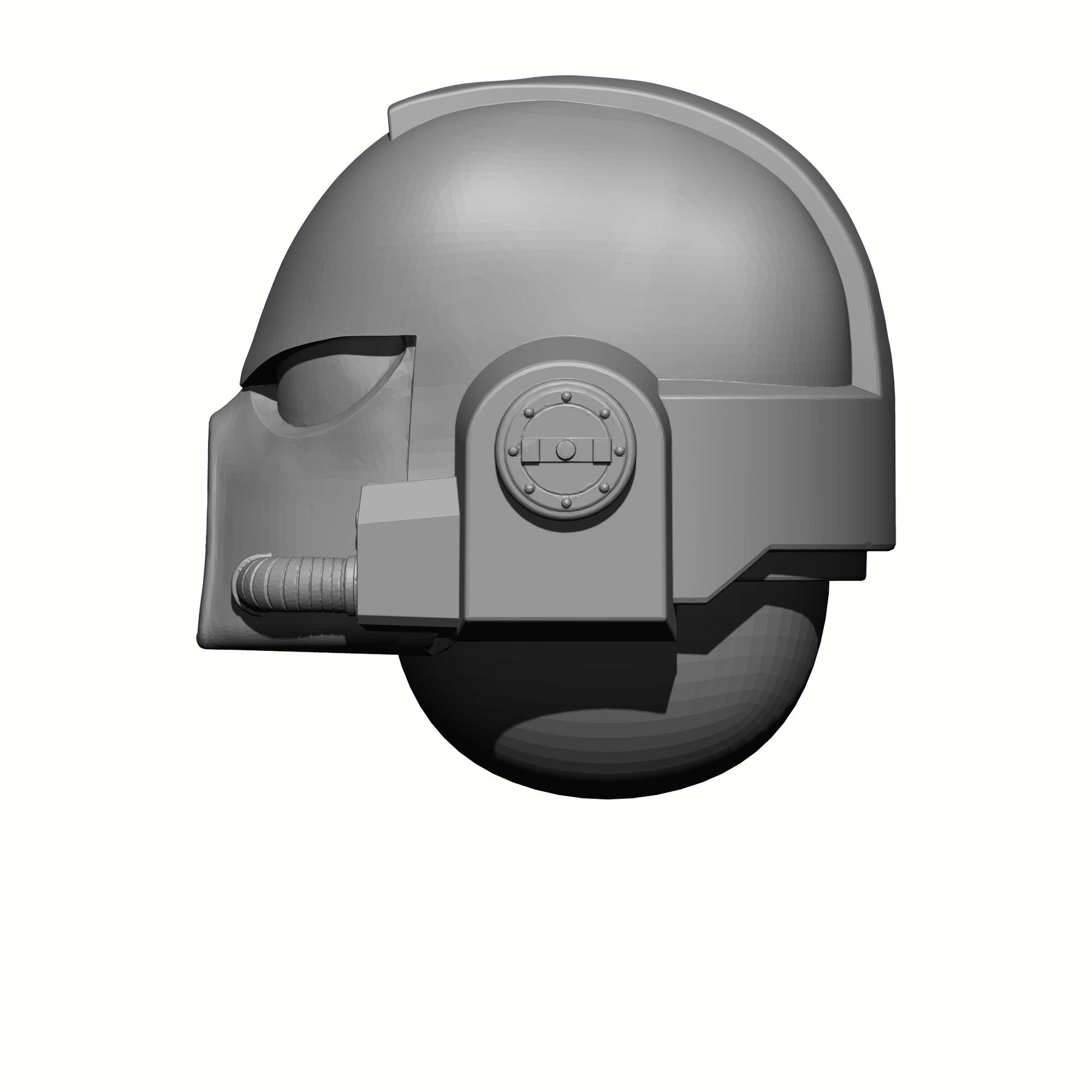 Custom Space Marine Astartes MK VII Helmets for Grimdark Battle Brother Miniatures