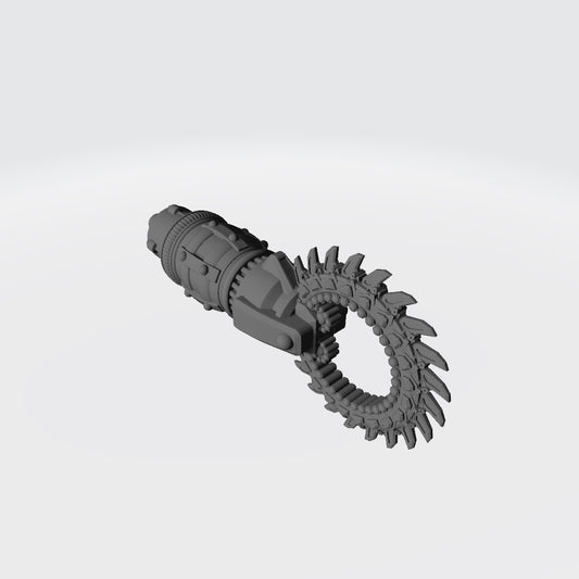 B.A.T. Arm Accessory - Rotary Saw: G.I. Joe Classified Series BAT Weapon Swaps 1:12 Scale 6" Action Figure Custom Parts