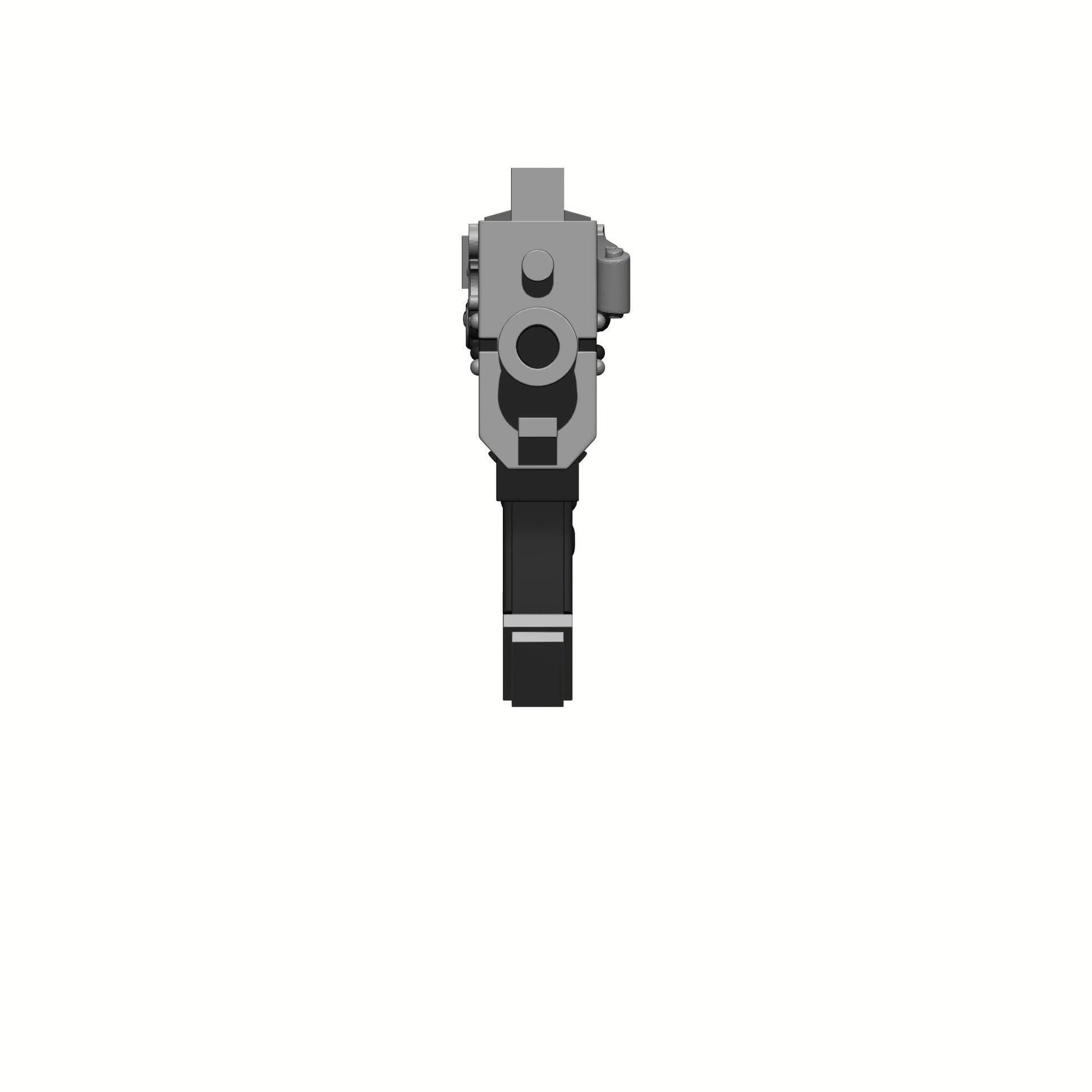 Veteran Artificer Bolter with Curved Magazine for JoyToy Battle Brother Action Figures Custom 1:18th Scale Parts