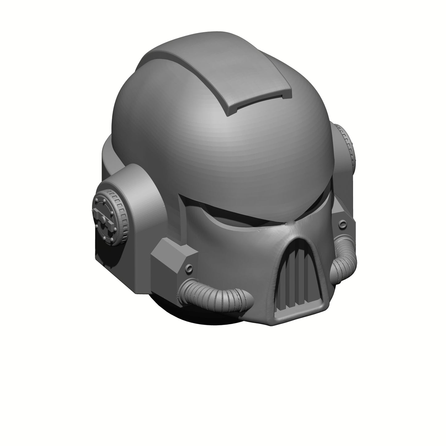 MK VII Helmet: Helmet Swap for JoyToy Warhammer 40K Compatible Space Marine 1:18 4" Action Figures by 18th Scale Armory