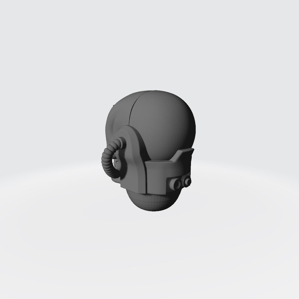 Chaplain Skull Helmet with Eagle compatible with JoyToy Space Marine Action Figures