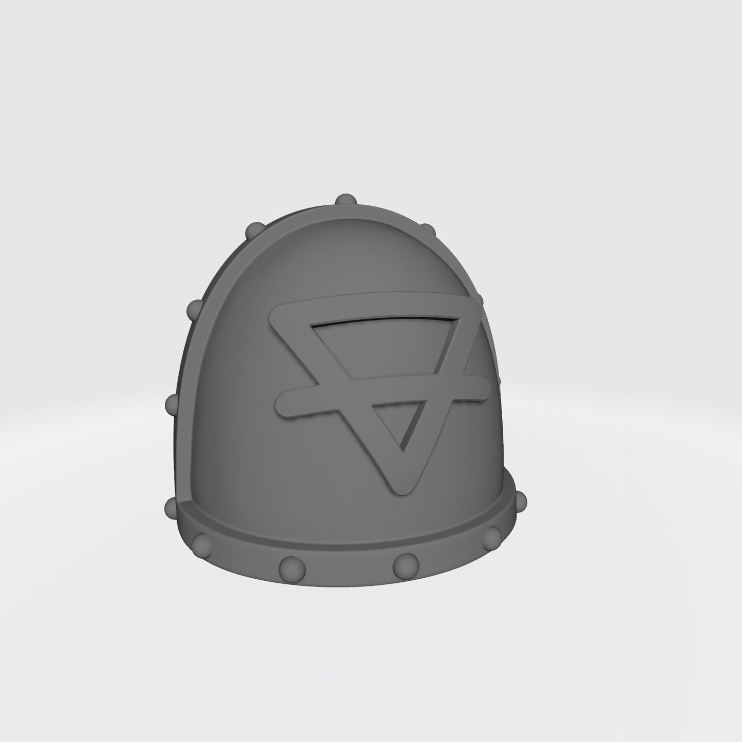 Fell Blooded Close Support MKVII Shoulder Pad Studded compatible with JoyToy Space Marine Action Figures by 18th Scale Armory