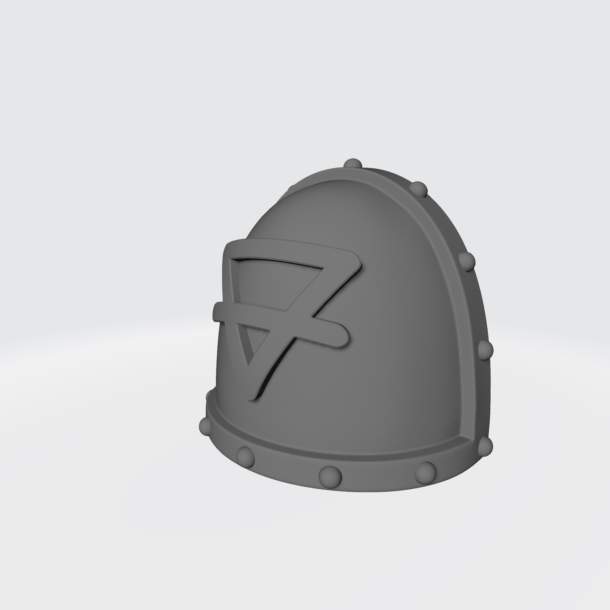 Fell Blooded Close Support MKVII Shoulder Pad Studded compatible with JoyToy Space Marine Action Figures by 18th Scale Armory