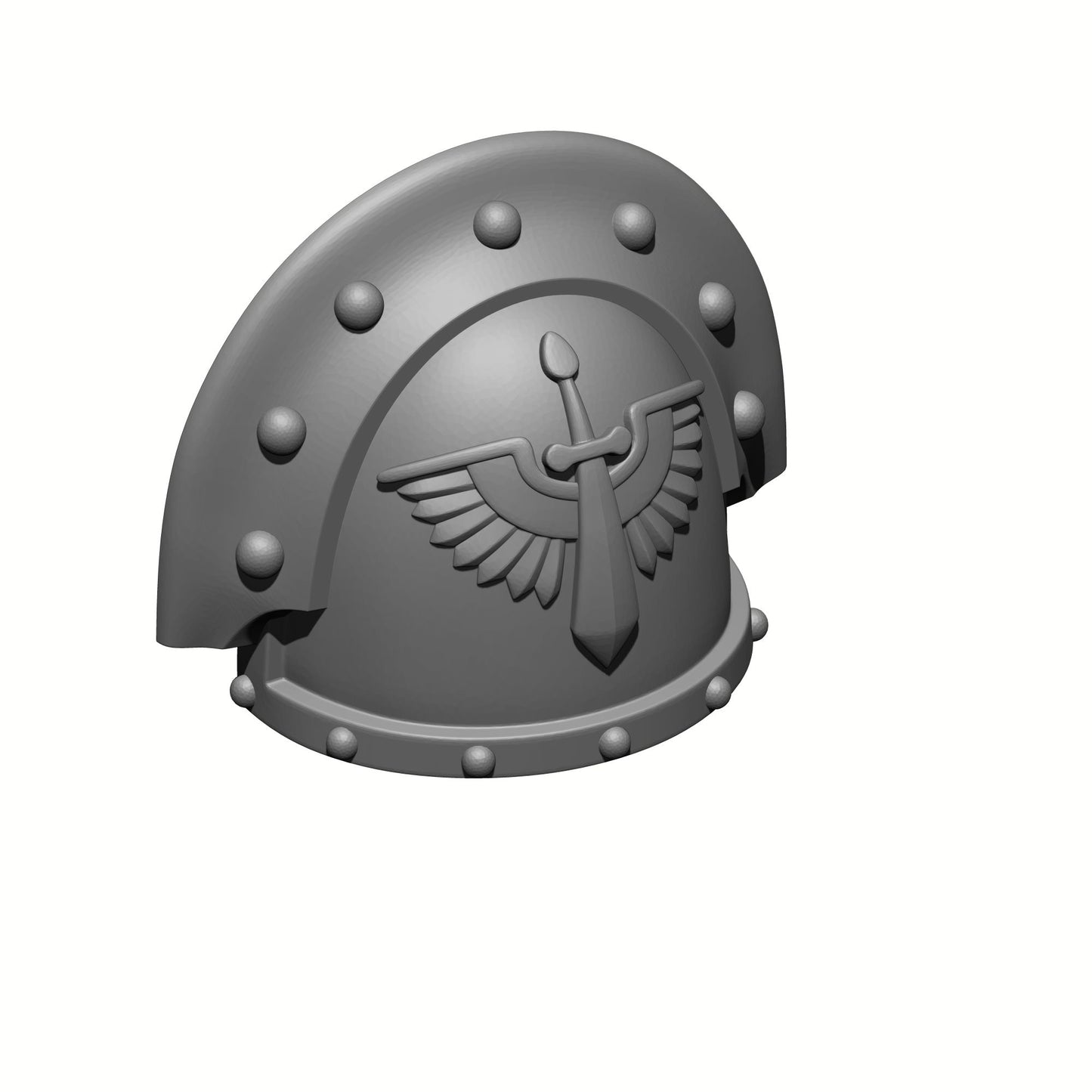 Custom Dark Angels Bladeguard Veteran 18th Scale Armory Shoulder Pad Action Figure for JoyToy