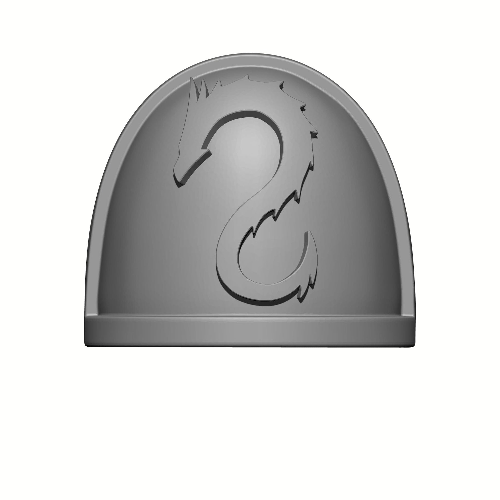 Emperors Dragons Chapter MKIV Shoulder Pad for JoyToy Loyalist Marine Action Figure Custom 1:18th Scale Pauldron