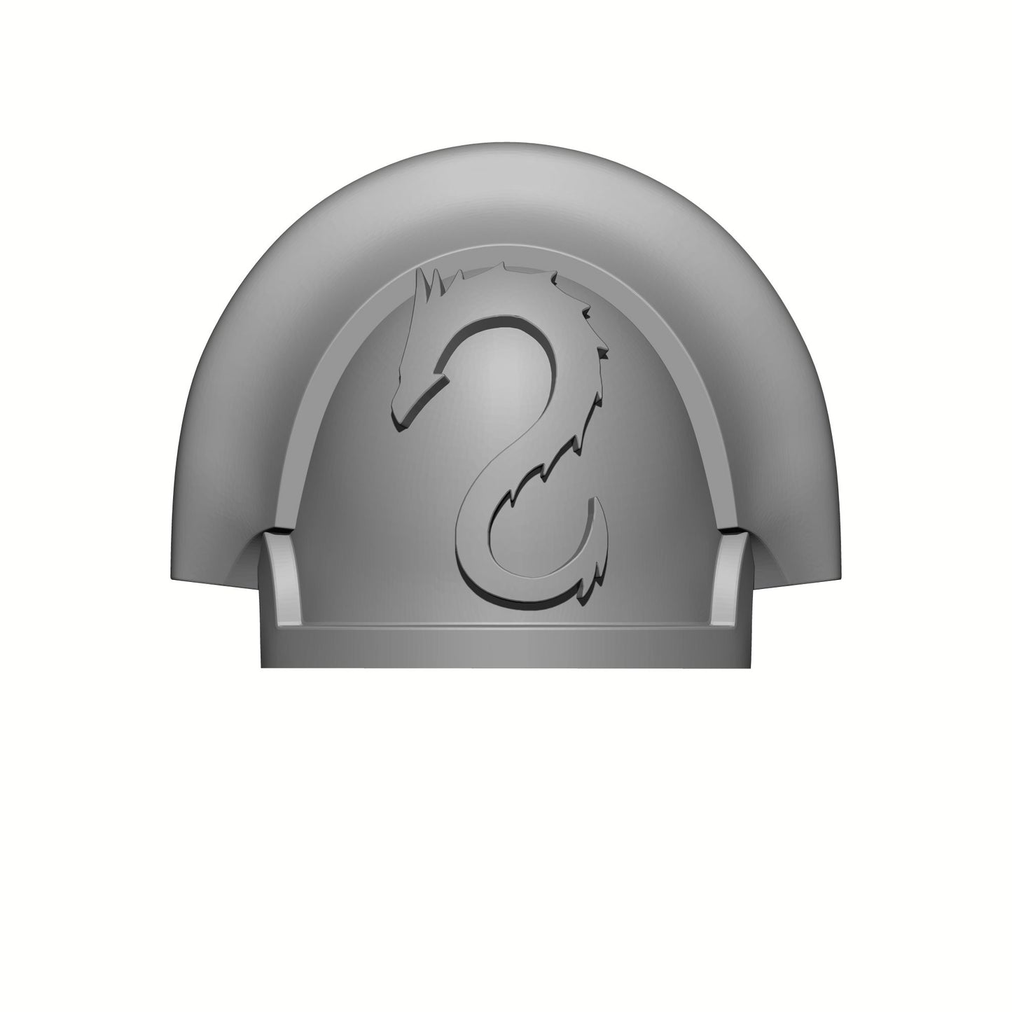 Emperor's Dragons Chapter MKIII Shoulder Pad Notched for JoyToy Loyalist Marine Action Figure Custom 1:18th Scale Pauldron