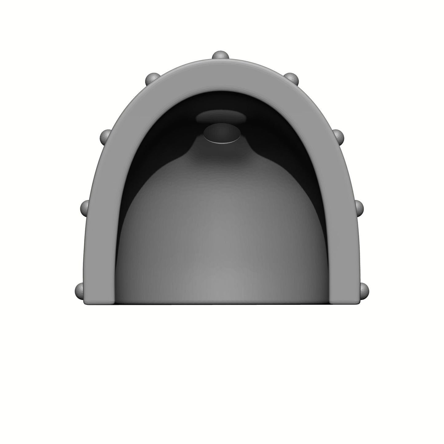 Back of the JoyToy Blood Angels MKVII Shoulder Pad for Warhammer 40K Space Marine Action Figures