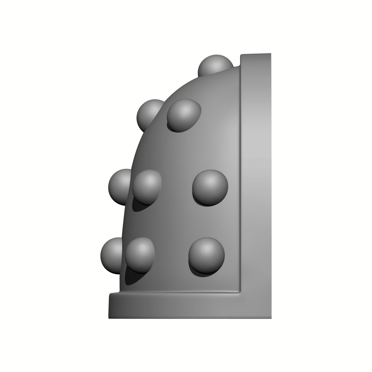 Shoulder Pad MKIV Studded with Molecular Bonding Studs for JoyToy Grimdark Marine Action Figures