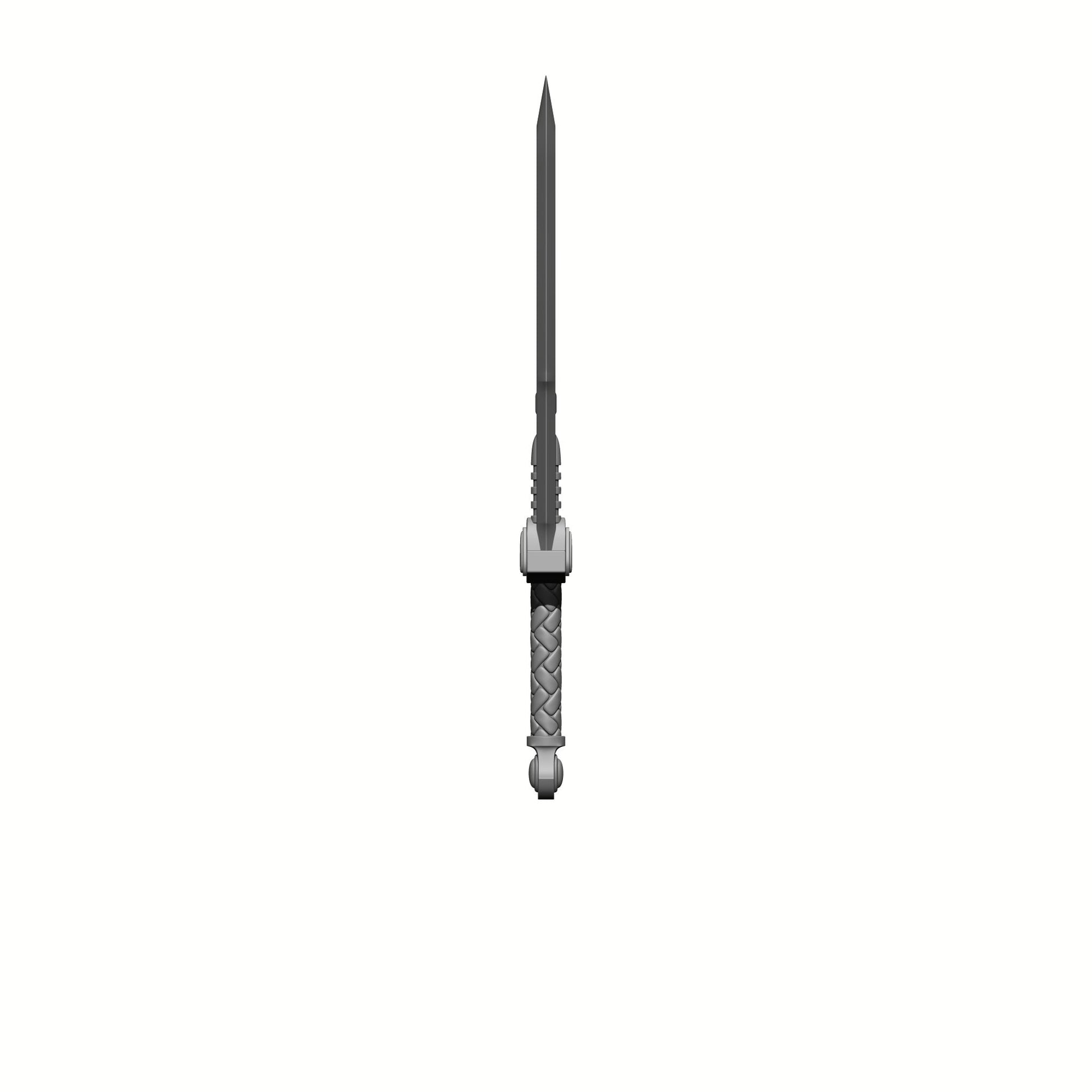 Blood Drop Atlantean Power Sword: Warhammer 40K JoyToy Compatible Space Marine 1:18 Action Figure 4" Custom Part