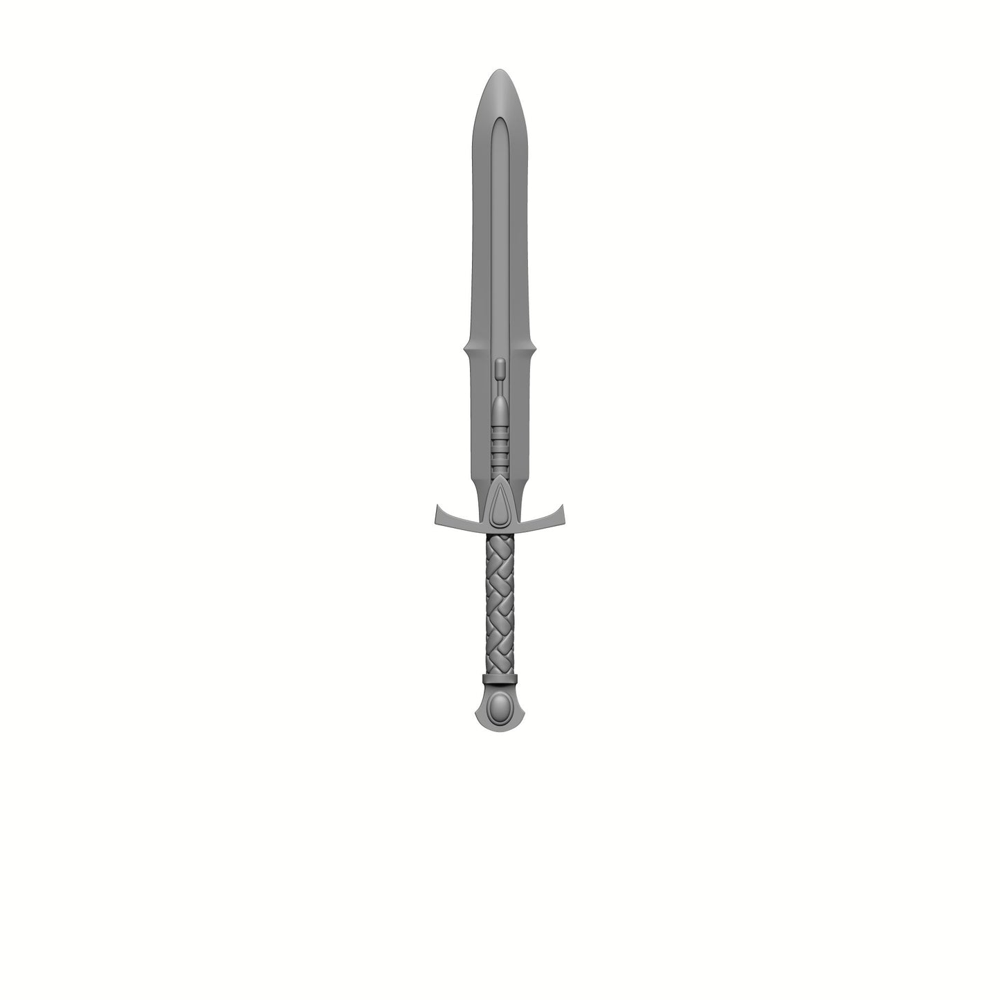 Blood Drop Atlantean Power Sword: Warhammer 40K JoyToy Compatible Space Marine 1:18 Action Figure 4" Custom Part