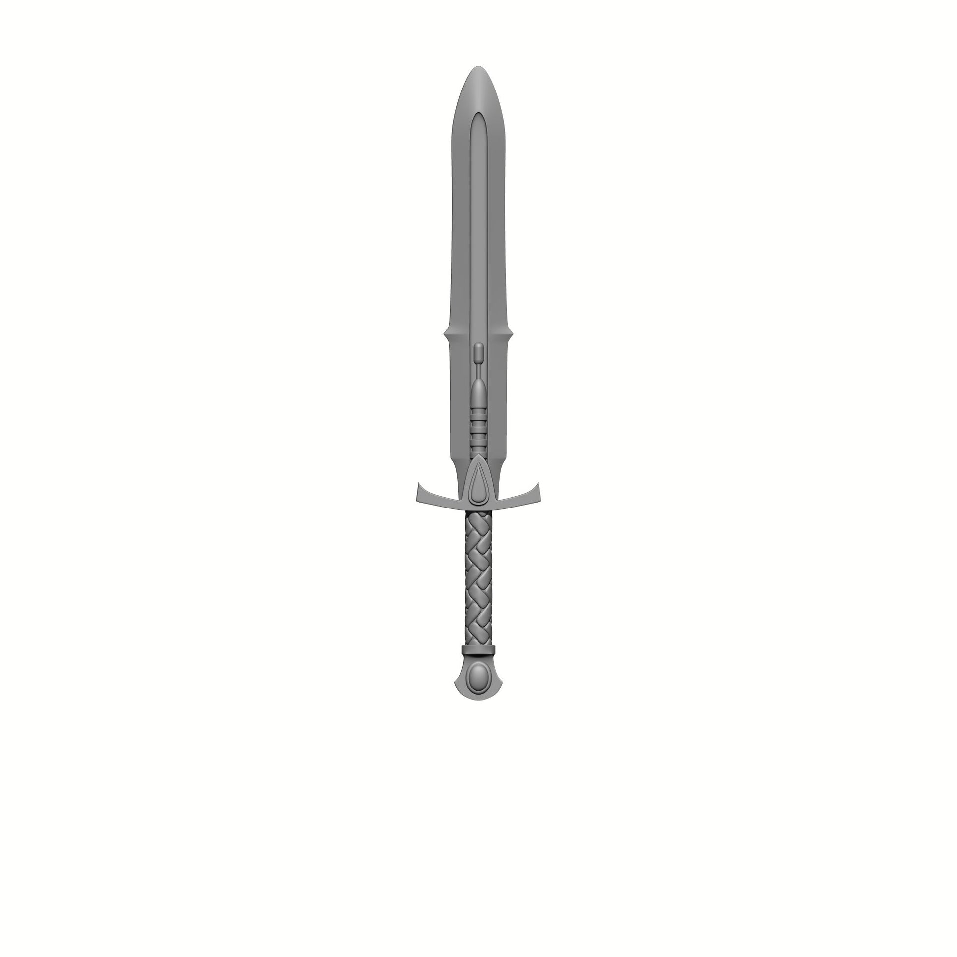Blood Drop Atlantean Power Sword: Warhammer 40K JoyToy Compatible Space Marine 1:18 Action Figure 4" Custom Part