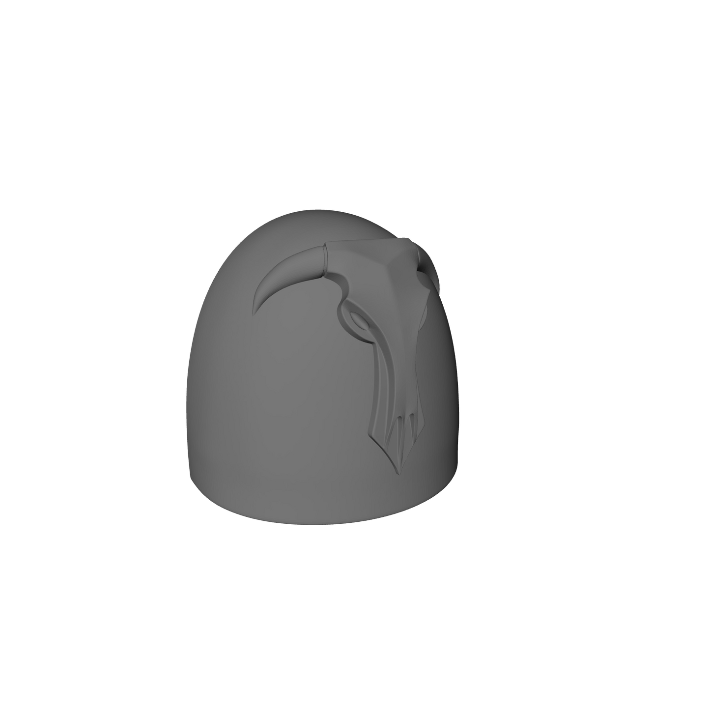 Minotaurs Chapter MKVI Shoulder Pad 02 for JoyToy Grimdark Marine Action Figures