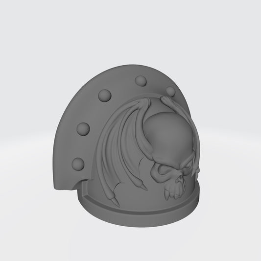 Night Terrors Legion MKIII Shoulder Pad Full Sword Breaker with Studded Rivets for JoyToy Traitor Legion Action Figures