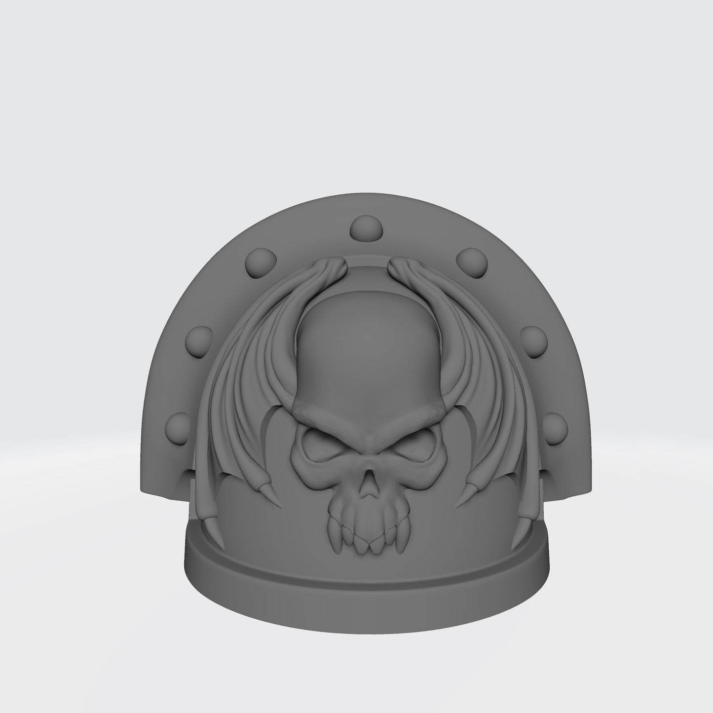 Night Terrors Legion MKIII Shoulder Pad Full Sword Breaker with Studded Rivets for JoyToy Traitor Legion Action Figures