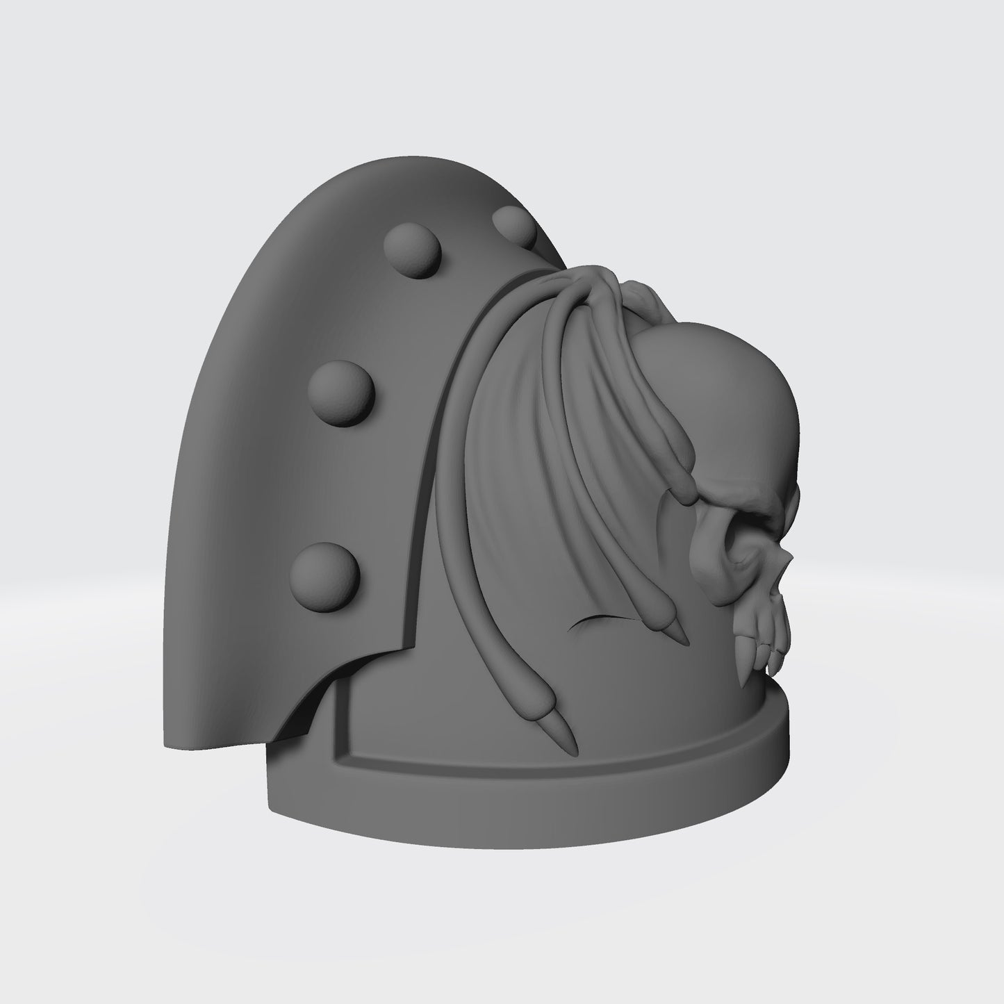 Night Terrors Legion MKIII Shoulder Pad Full Sword Breaker with Studded Rivets for JoyToy Traitor Legion Action Figures