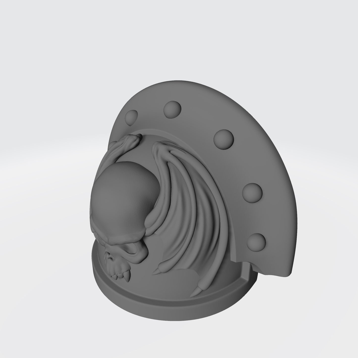Night Terrors Legion MKIII Shoulder Pad Full Sword Breaker with Studded Rivets for JoyToy Traitor Legion Action Figures