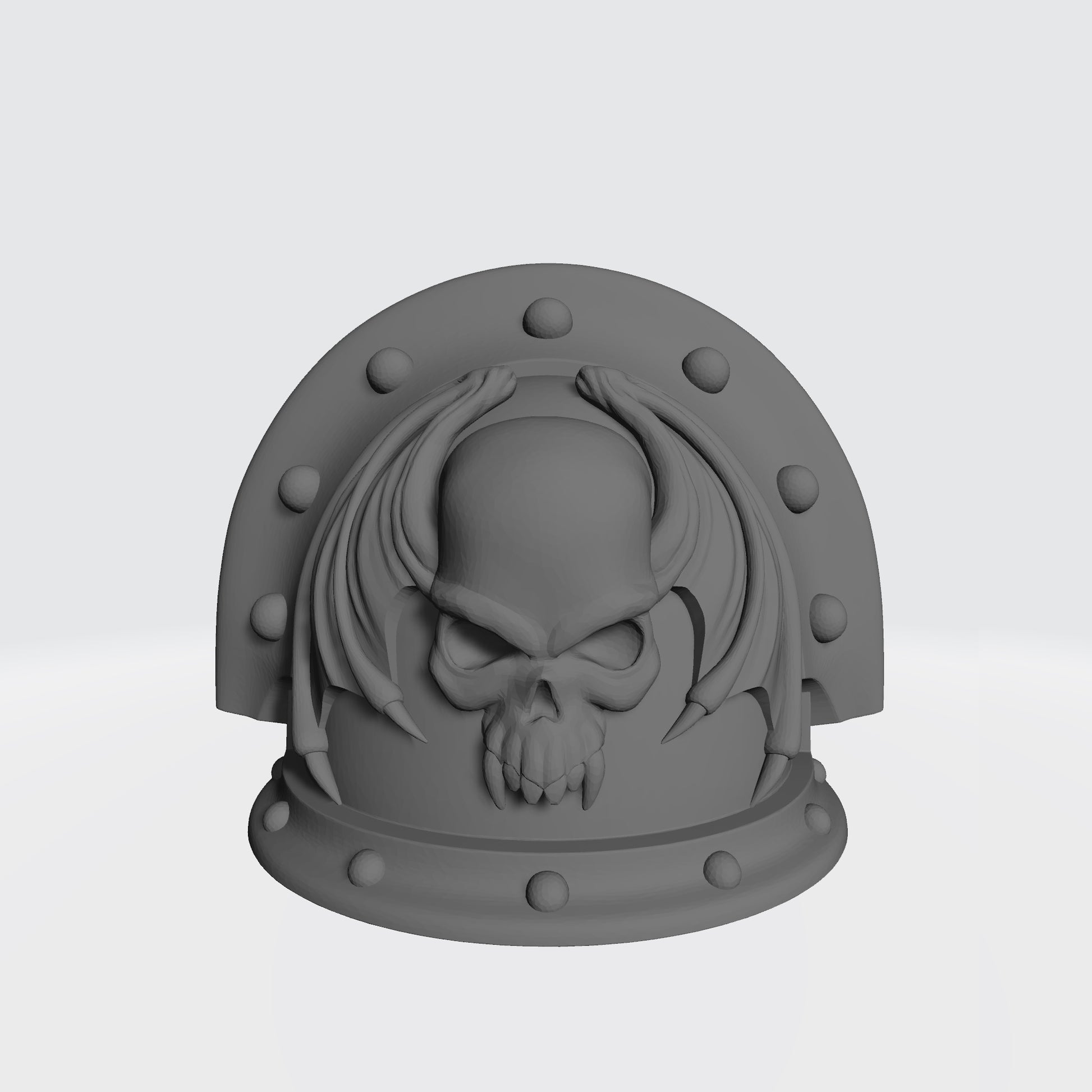 Night Lords MKIII Shoulder Pad Full Sword Breaker Studded Double Rivets for JoyToy Traitor Legion Action Figures