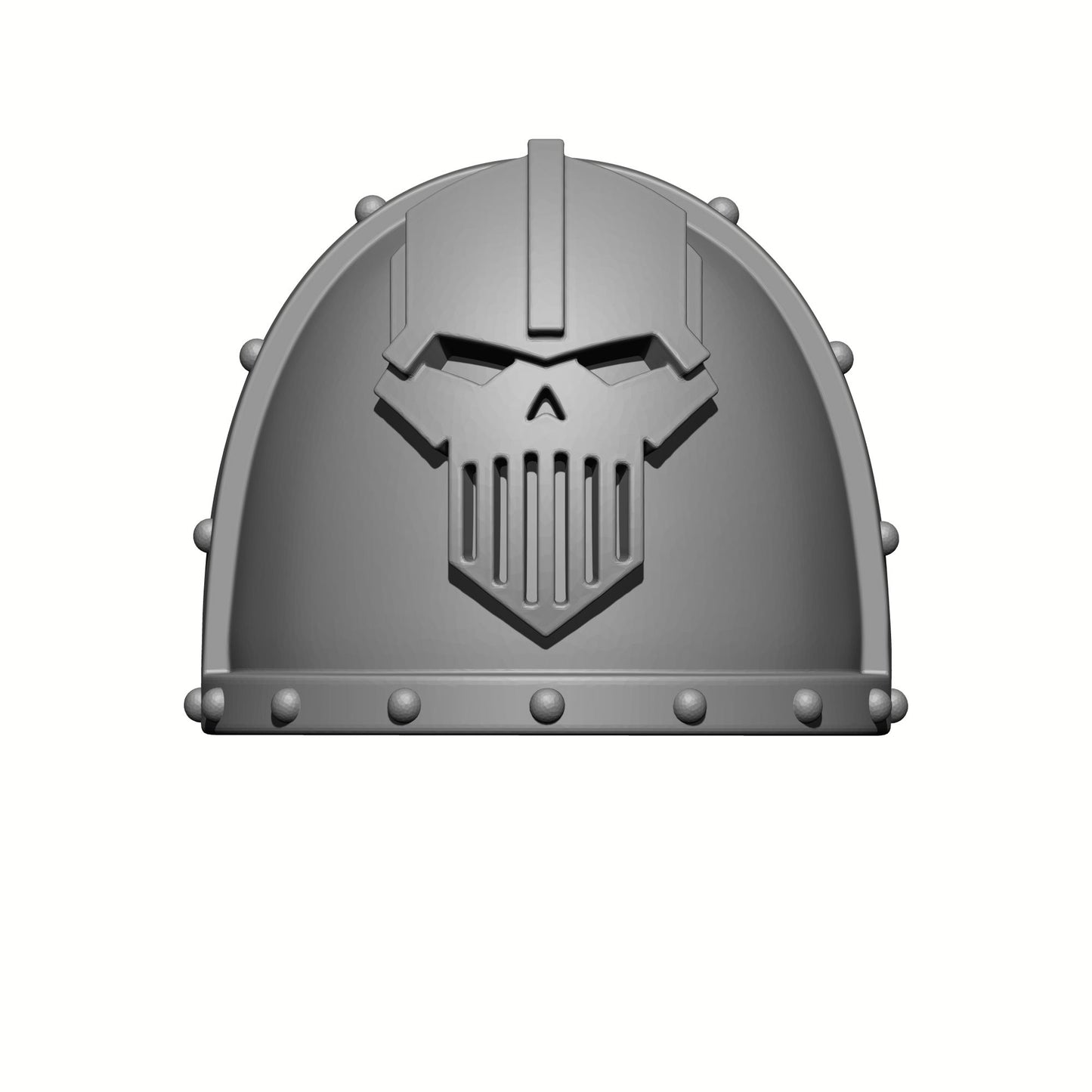 Iron Skull Legion MKVII Shoulder Pad Ver. 03 for JoyToy Traitor Marine Action Figure Custom 1:18th Scale Pauldron