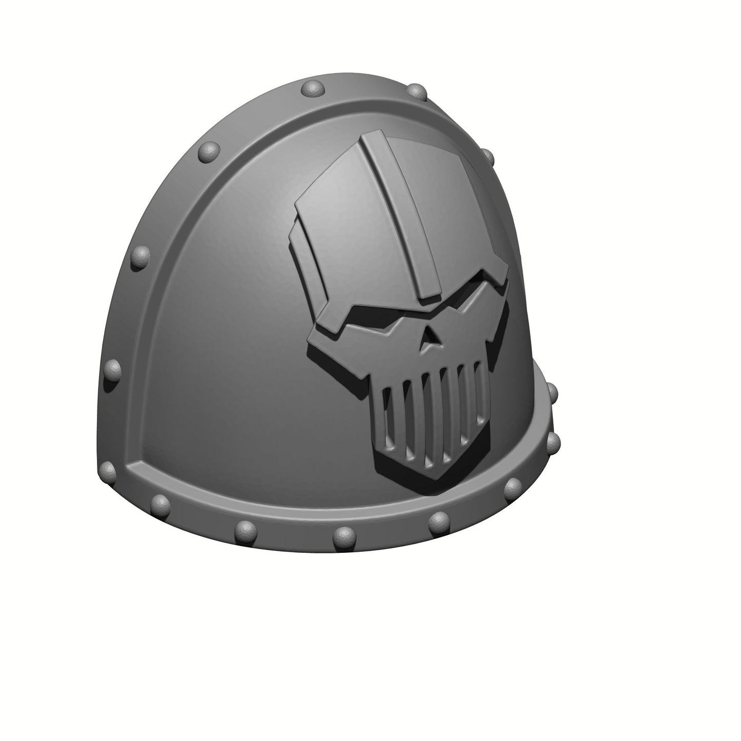 Iron Skull Legion MKVII Shoulder Pad Ver. 03 for JoyToy Traitor Marine Action Figure Custom 1:18th Scale Pauldron