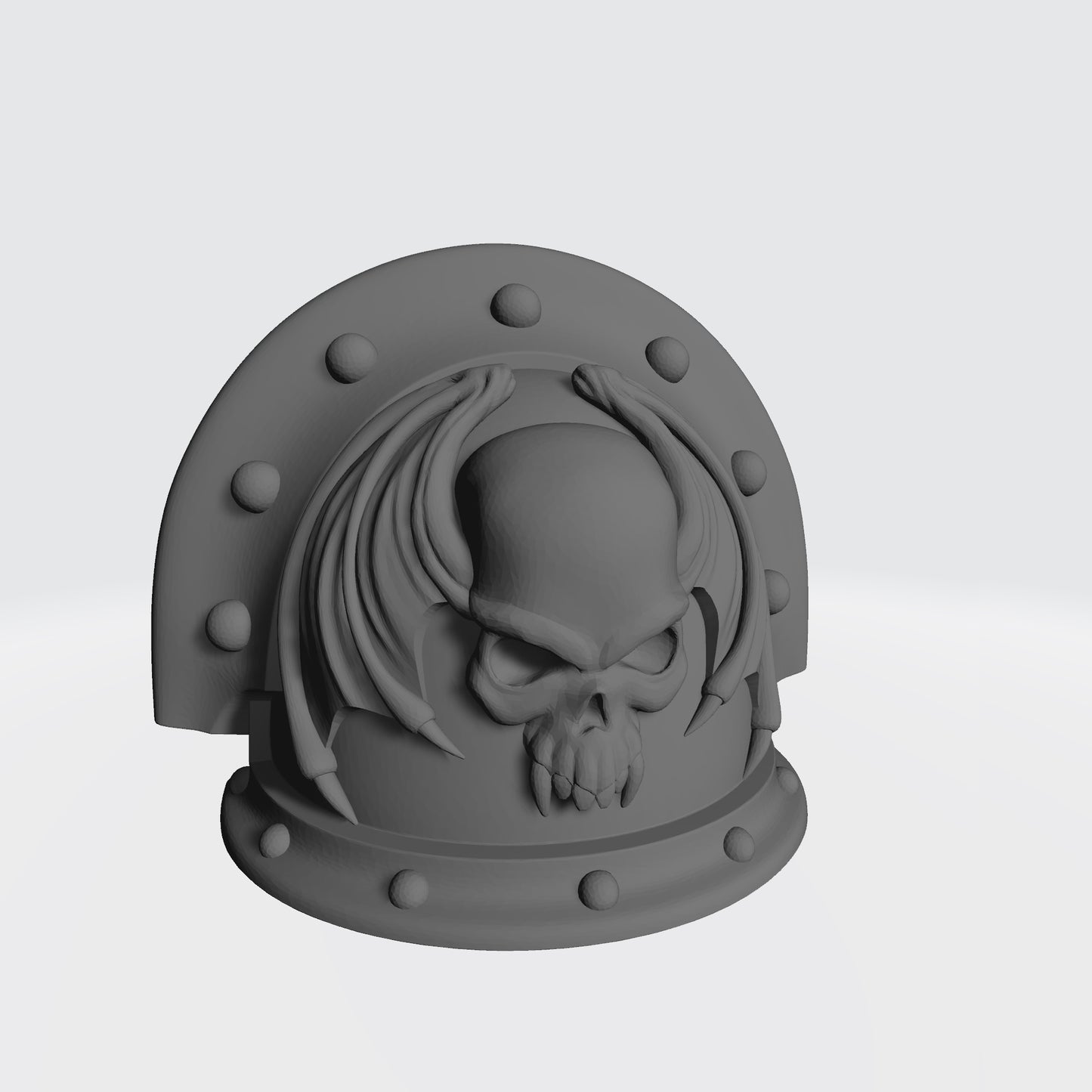 Night Lords MKIII Shoulder Pad Full Sword Breaker Studded Double Rivets for JoyToy Traitor Legion Action Figures