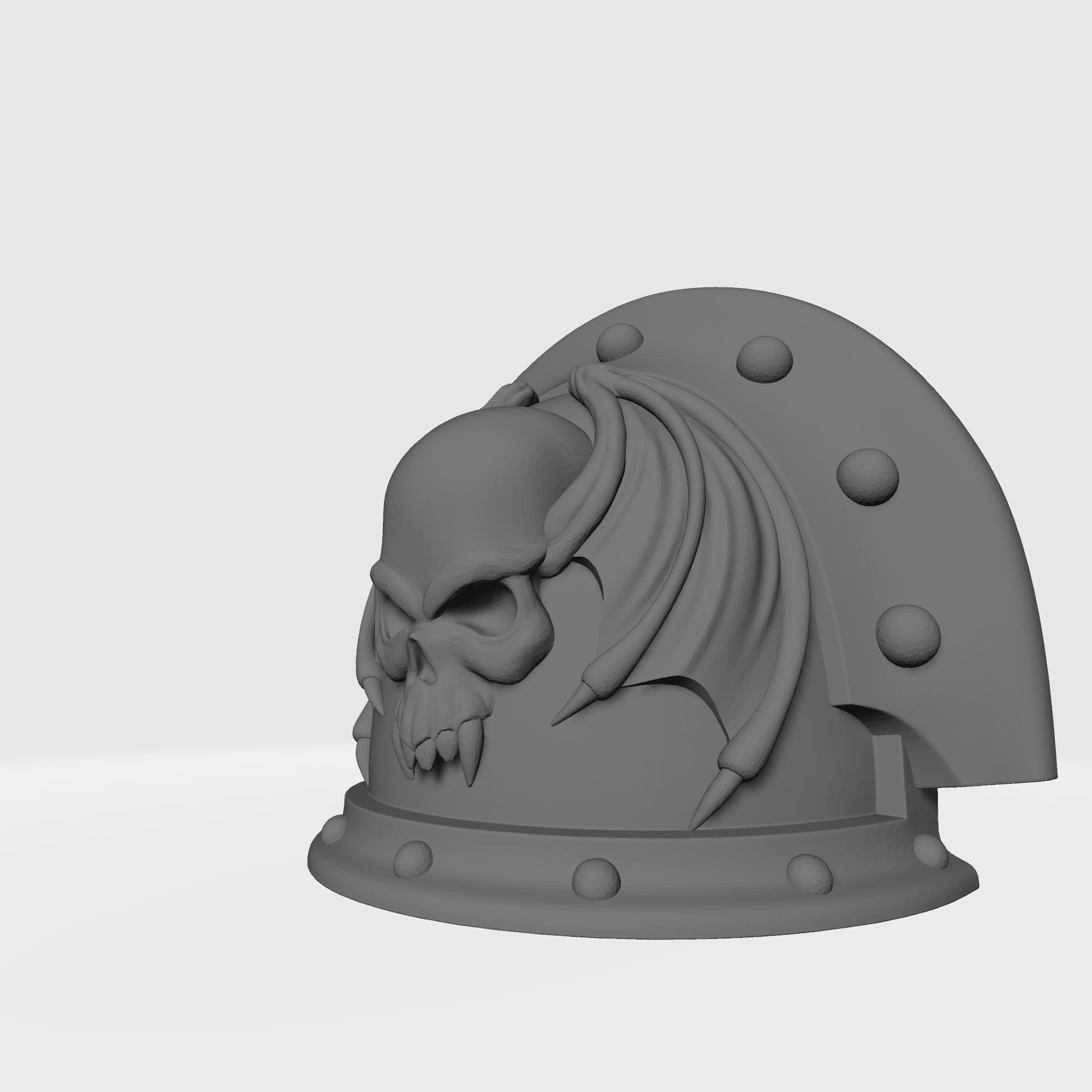 Night Lords MKIII Shoulder Pad Full Sword Breaker Studded Double Rivets for JoyToy Traitor Legion Action Figures