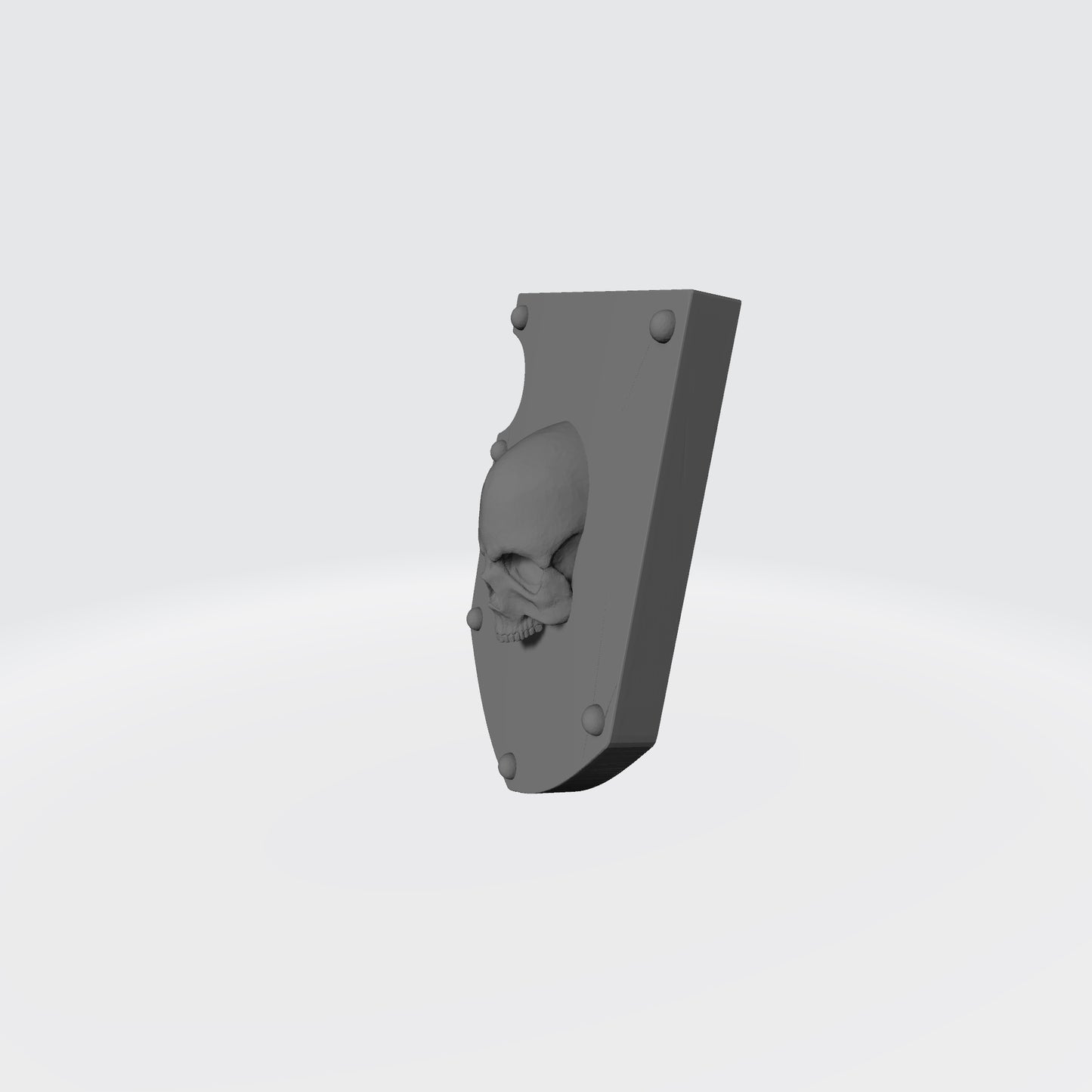 Mortifactors Chapter Shoulder Pad Heraldry Ver: 1R with Skull for JoyToy Loyalist Marine Action Figure Custom 1:18th Scale Shield